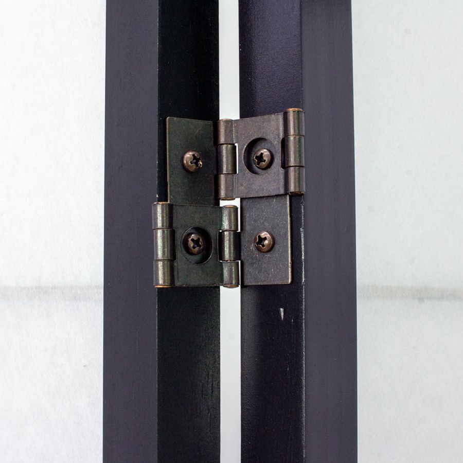 Zen Room Divider Screen Black 6 Panel