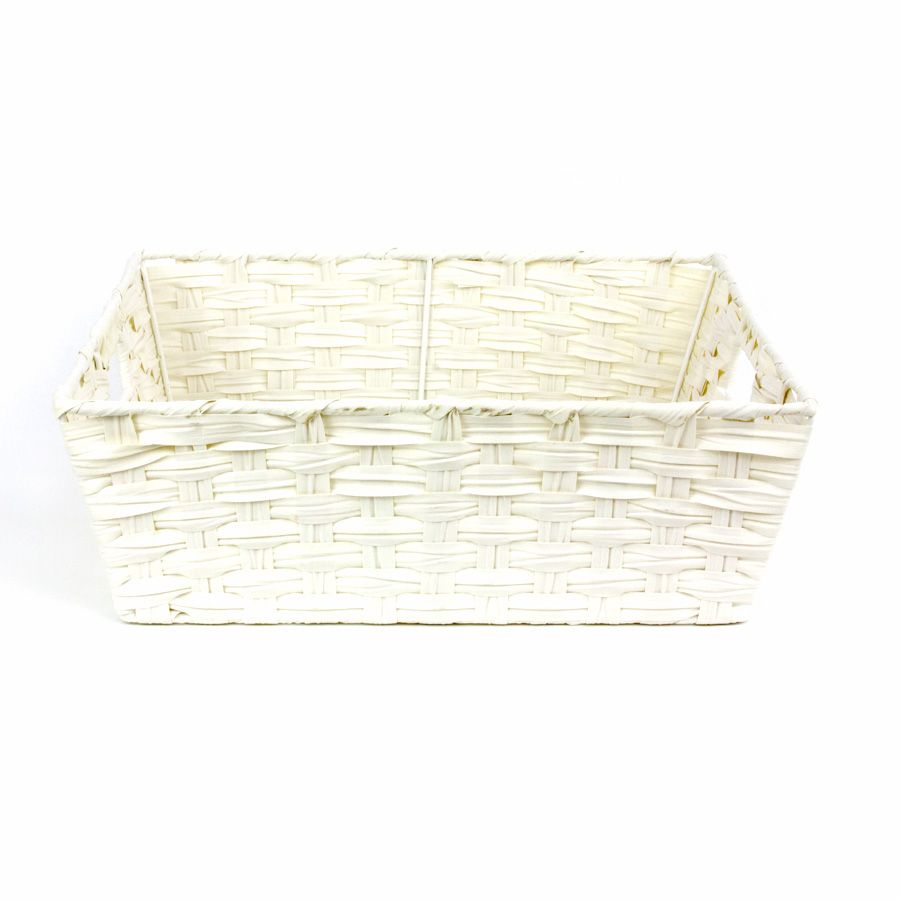 Kaia Storage Basket White