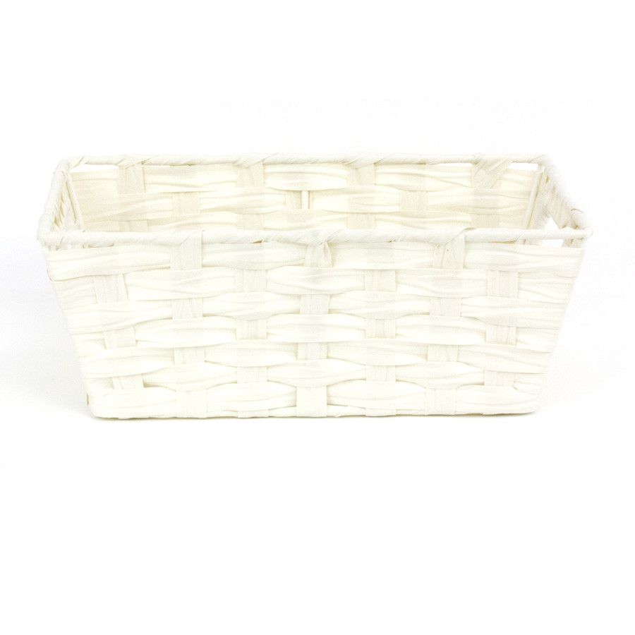 Jasper Storage Basket White