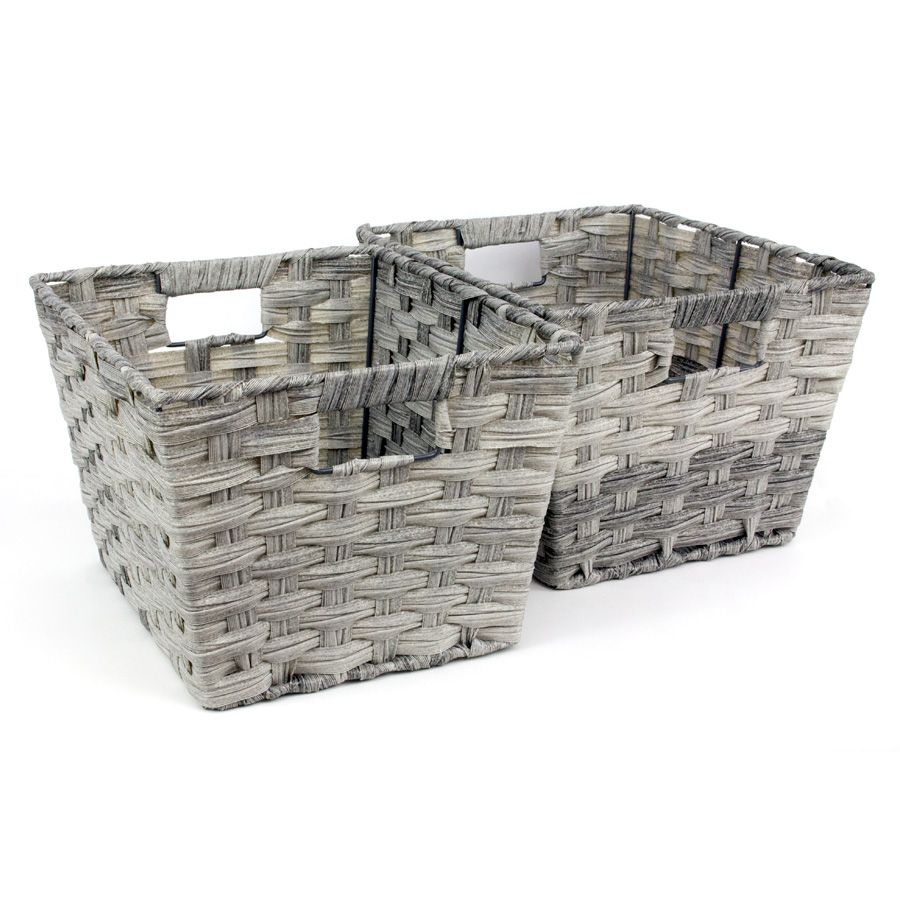 Kenu Storage Basket Grey - Set of 2