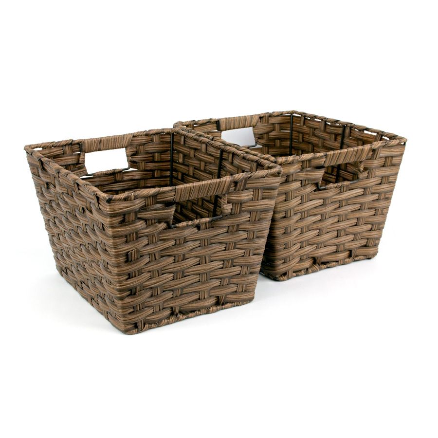 Kenu Storage Basket Brown - Set of 2