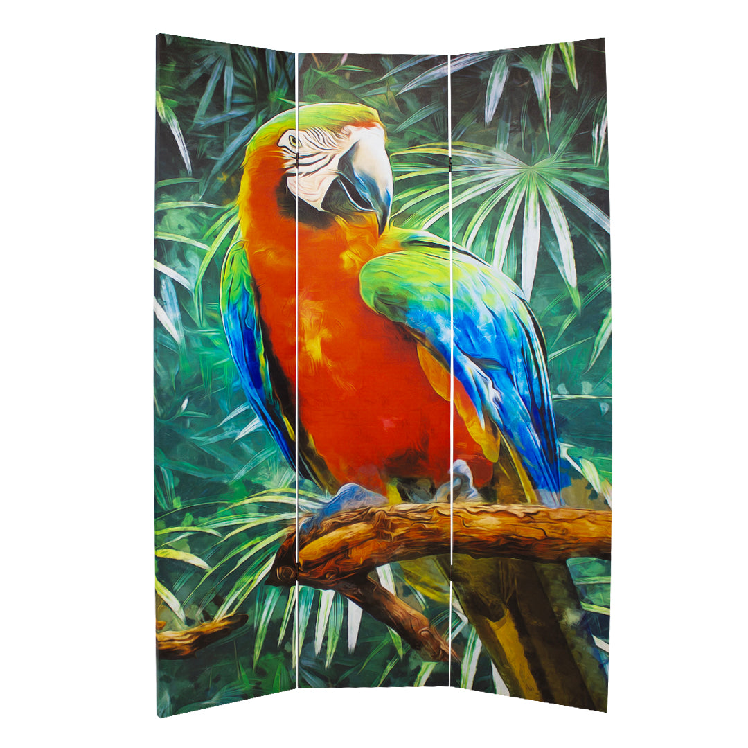 Canvas Aussie Birds Room Divider Screen