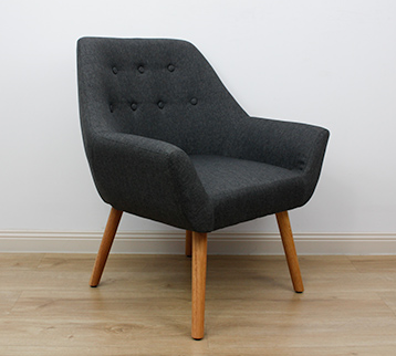 Rosie Leisure Chair Charcoal