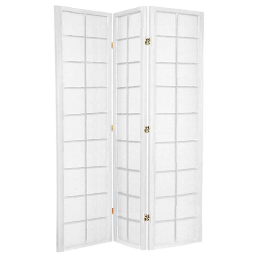 Zen Room Divider Screen White 3 Panel