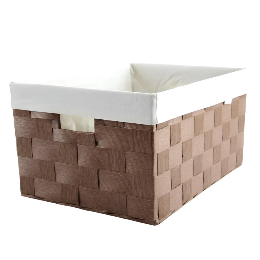 Linear Storage Basket Brown
