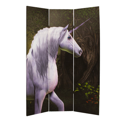 Canvas Magical Unicorns Room Divider Screen