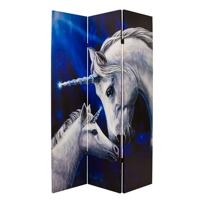 Canvas Magical Unicorns Room Divider Screen