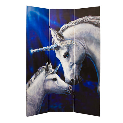 Canvas Magical Unicorns Room Divider Screen