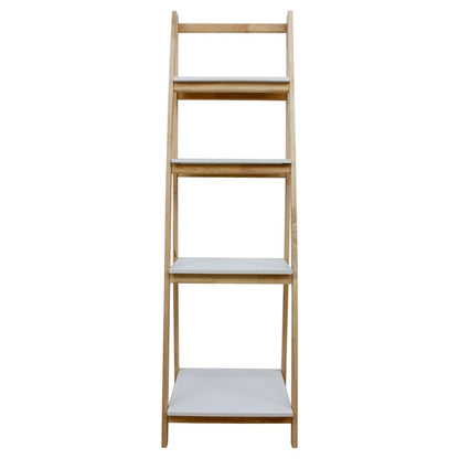 Wooden Shelving Unit Fold Up 4 Tier