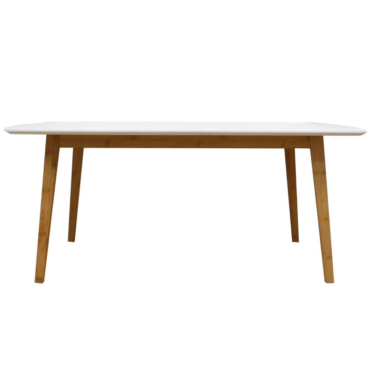 Wooden Rectangle Table White Medium