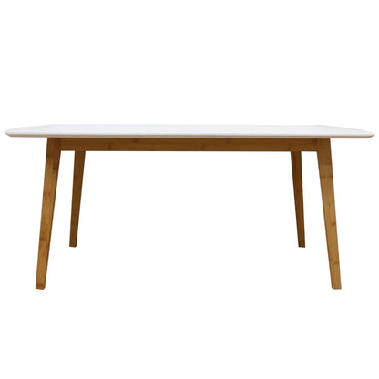 Wooden Rectangle Table White Medium