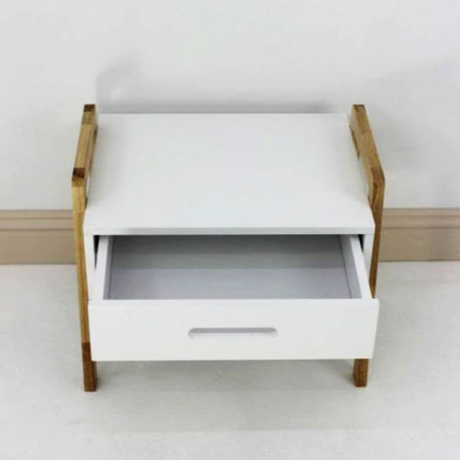 Wooden Shelving Unit with Drawer 1 Tier