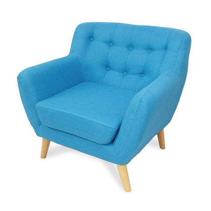 Sally 1 Seater Armchair Blue